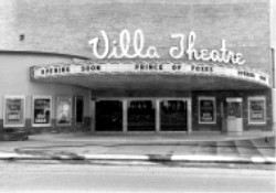 Entrance of the Villa Theatre in 1949