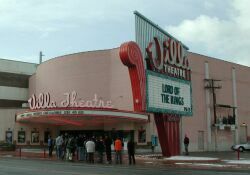 Villa Theatre from across the street in 2002