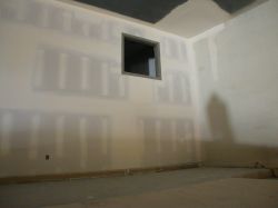 New window into Cinerama projection booth, Villa Theatre, Salt Lake City, Utah