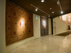 Hall from lobby to auditorium, Adiib's Rug Gallery at the Villa Theatre, Salt Lake City, Utah