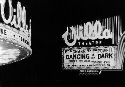 Dancing in the Dark on the sign and marquee, probably early 1950.